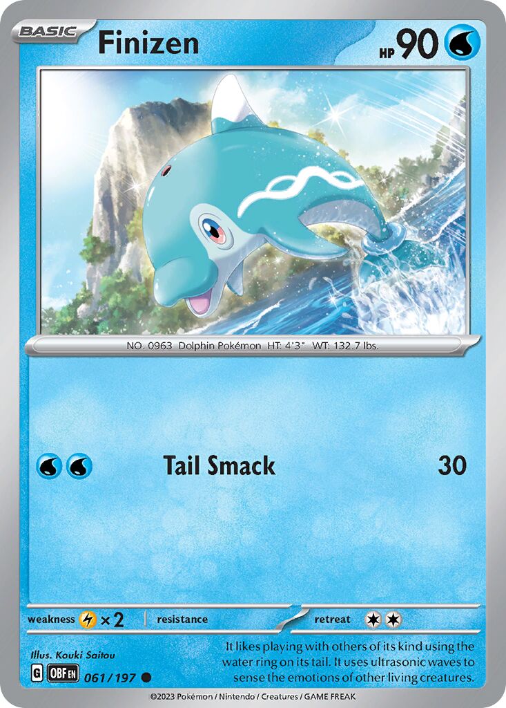 Finizen 061/197 — Obsidian Flames (English Pokémon TCG card)