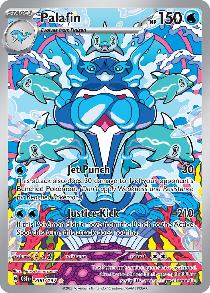 Palafin 200/197 — Obsidian Flames (English Pokémon TCG card)