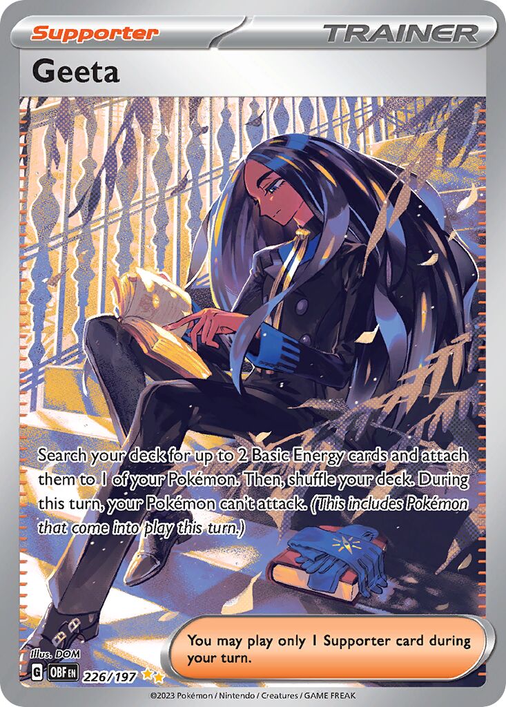 Geeta 226/197 — Obsidian Flames (English Pokémon TCG card)