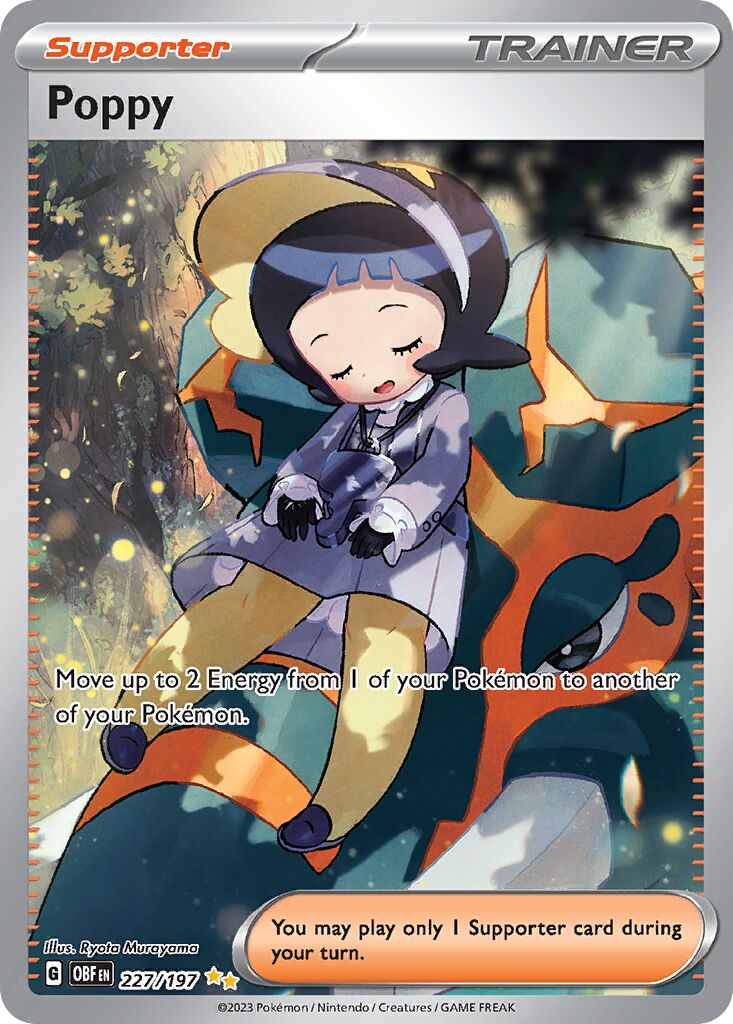 Poppy 227/197 — Obsidian Flames (English Pokémon TCG card)