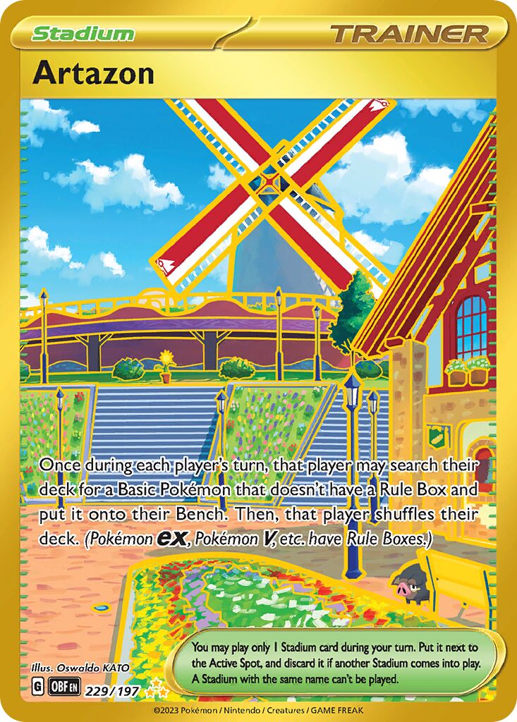 Artazon 229/197 — Obsidian Flames (English Pokémon TCG card)