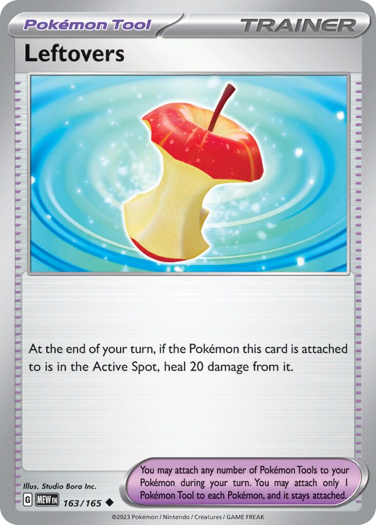 Leftovers 163/165 — 151 (English Pokémon TCG card)