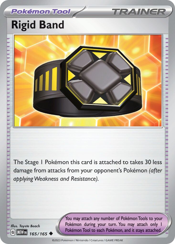 Rigid Band 165/165 — 151 (English Pokémon TCG card)