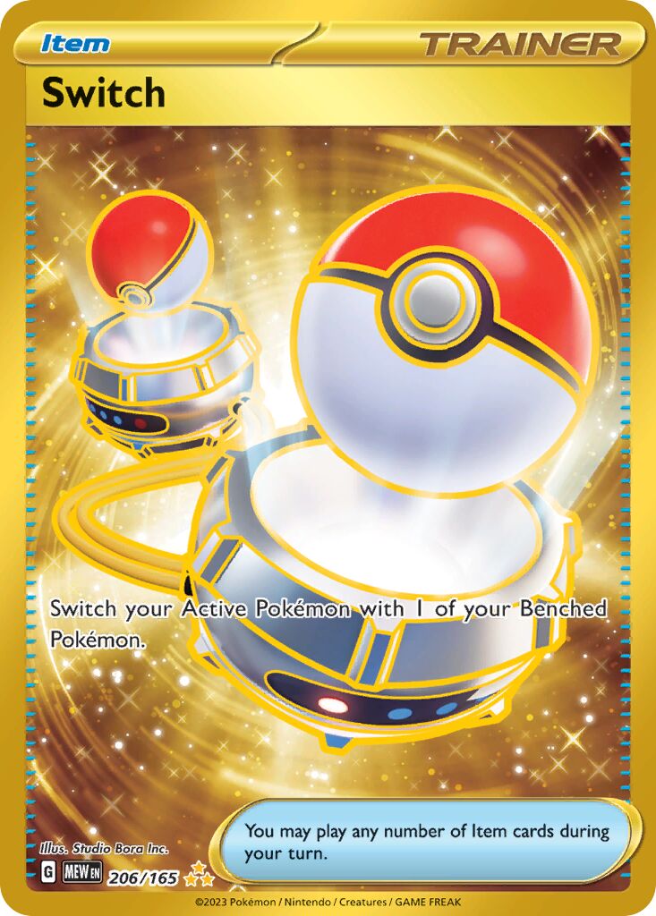 Switch 206/165 — 151 (English Pokémon TCG card)