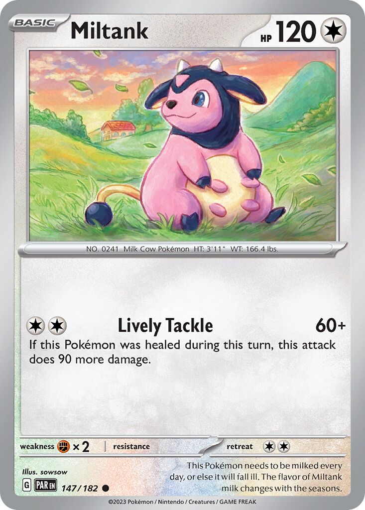 Miltank 147/182 — Paradox Rift (English Pokémon TCG card)
