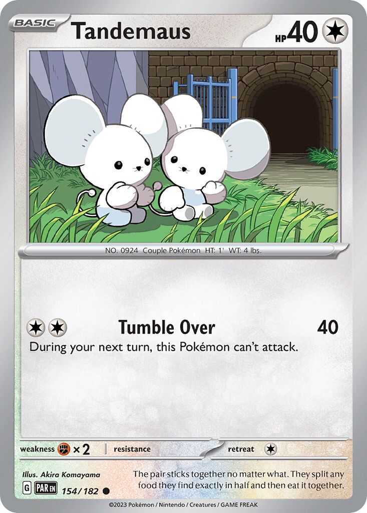 Tandemaus 154/182 — Paradox Rift (English Pokémon TCG card)