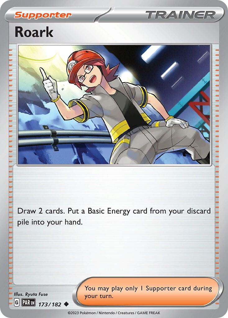 Roark 173/182 — Paradox Rift (English Pokémon TCG card)