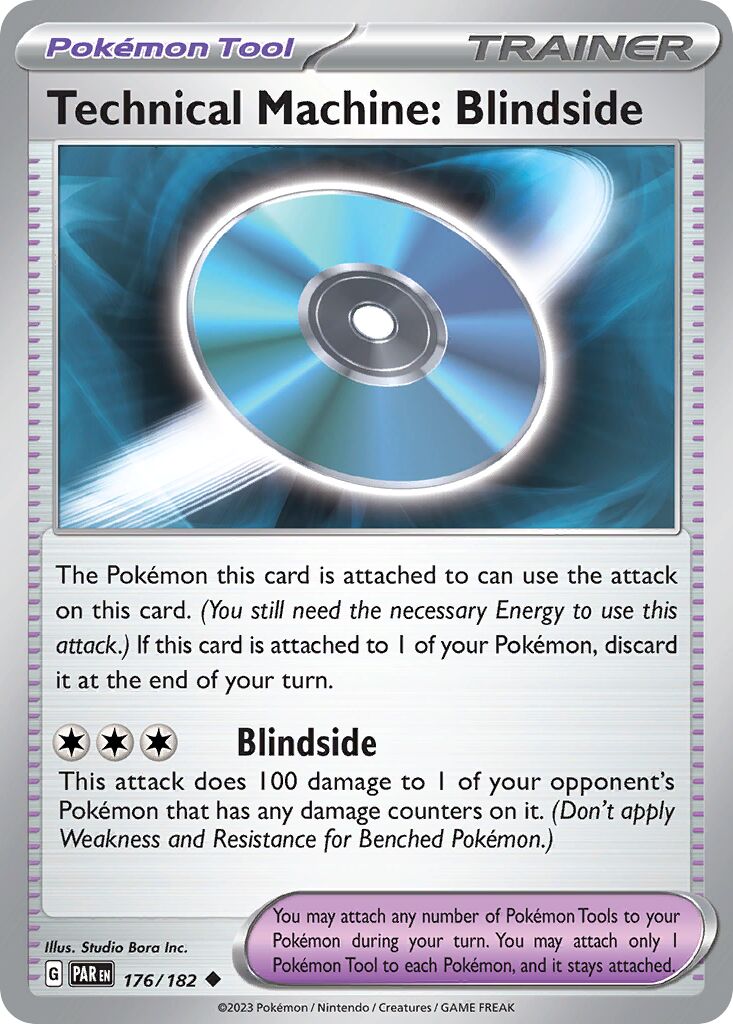Technical Machine: Blindside 176/182 — Paradox Rift (English Pokémon TCG card)