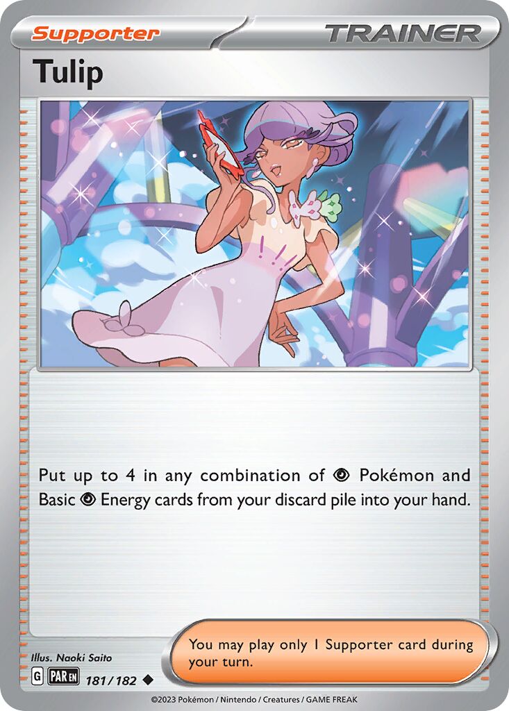 Tulip 181/182 — Paradox Rift (English Pokémon TCG card)