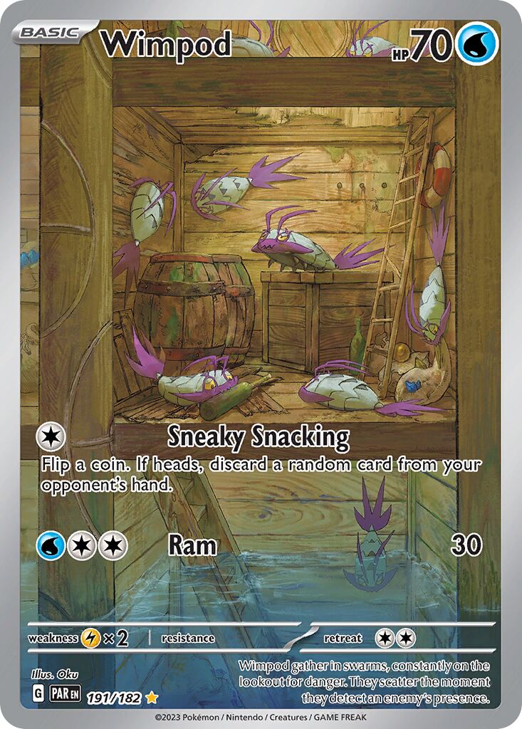 Wimpod 191/182 — Paradox Rift (English Pokémon TCG card)