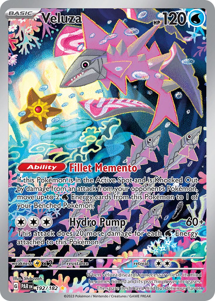 Veluza 192/182 — Paradox Rift (English Pokémon TCG card)