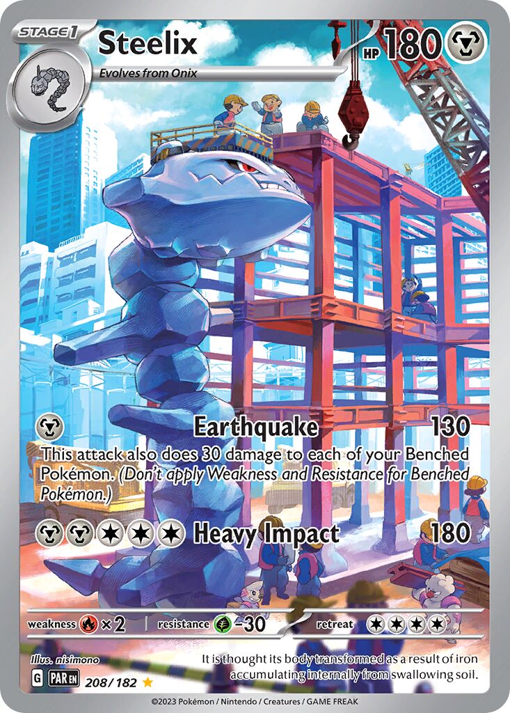 Steelix 208/182 — Paradox Rift (English Pokémon TCG card)