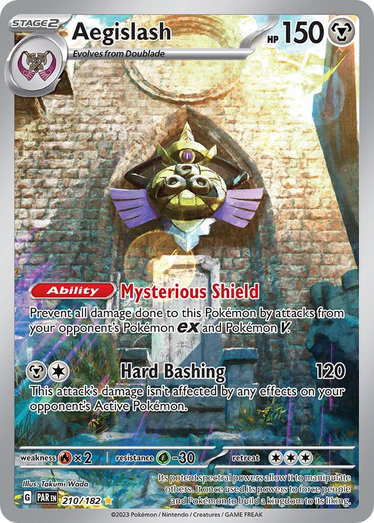 Aegislash 210/182 — Paradox Rift (English Pokémon TCG card)