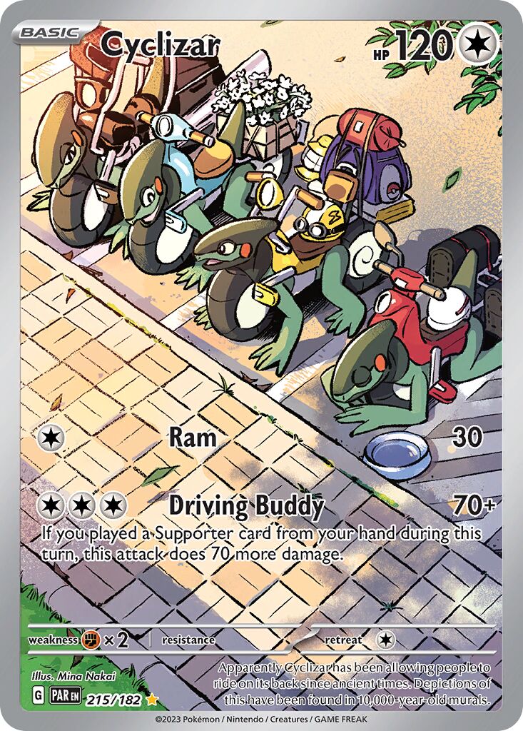 Cyclizar 215/182 — Paradox Rift (English Pokémon TCG card)
