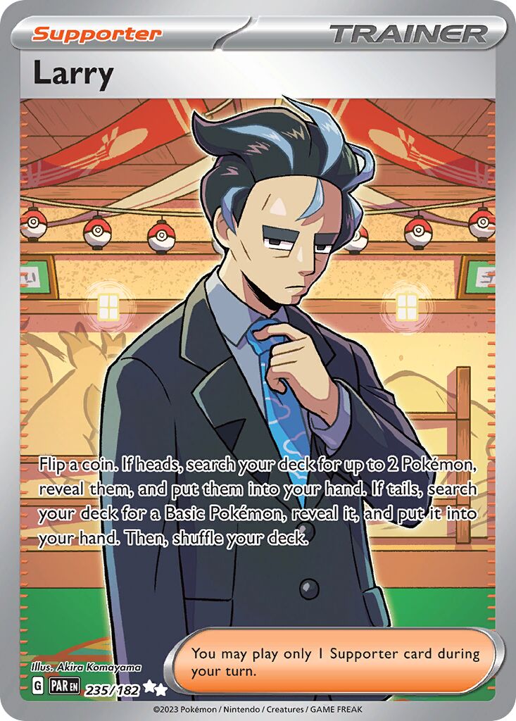 Larry 235/182 — Paradox Rift (English Pokémon TCG card)