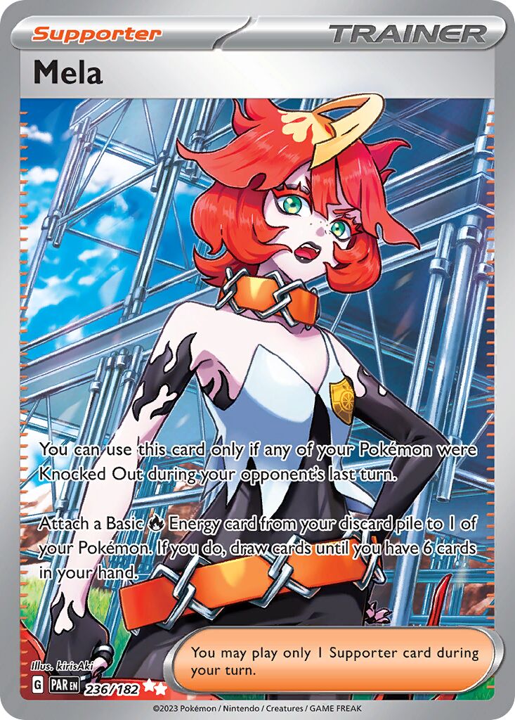 Mela 236/182 — Paradox Rift (English Pokémon TCG card)