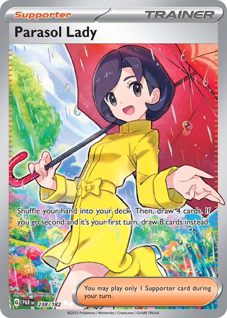 Parasol Lady 238/182 — Paradox Rift (English Pokémon TCG card)
