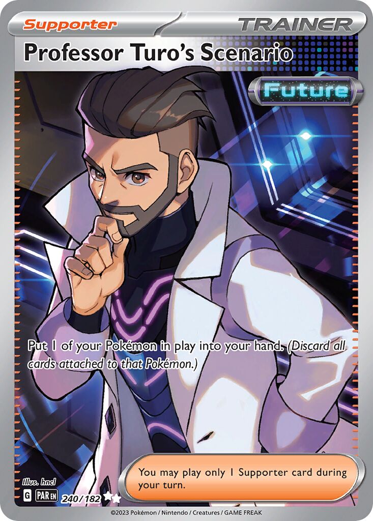 Professor Turo's Scenario 240/182 — Paradox Rift (English Pokémon TCG card)
