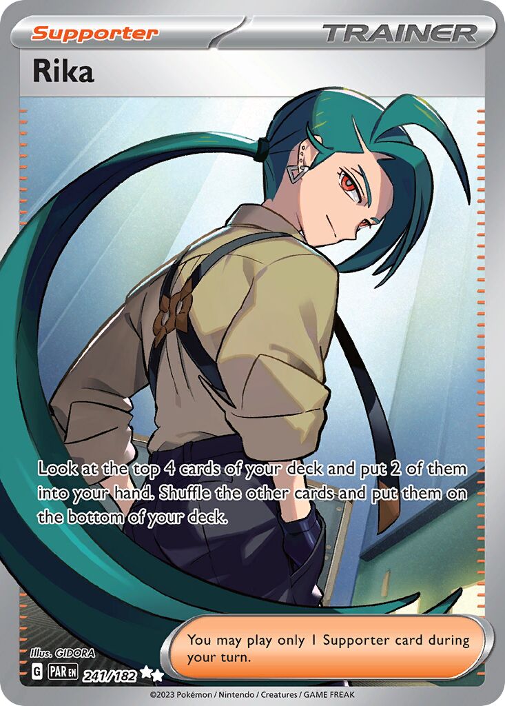 Rika 241/182 — Paradox Rift (English Pokémon TCG card)