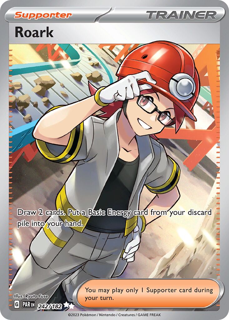 Roark 242/182 — Paradox Rift (English Pokémon TCG card)