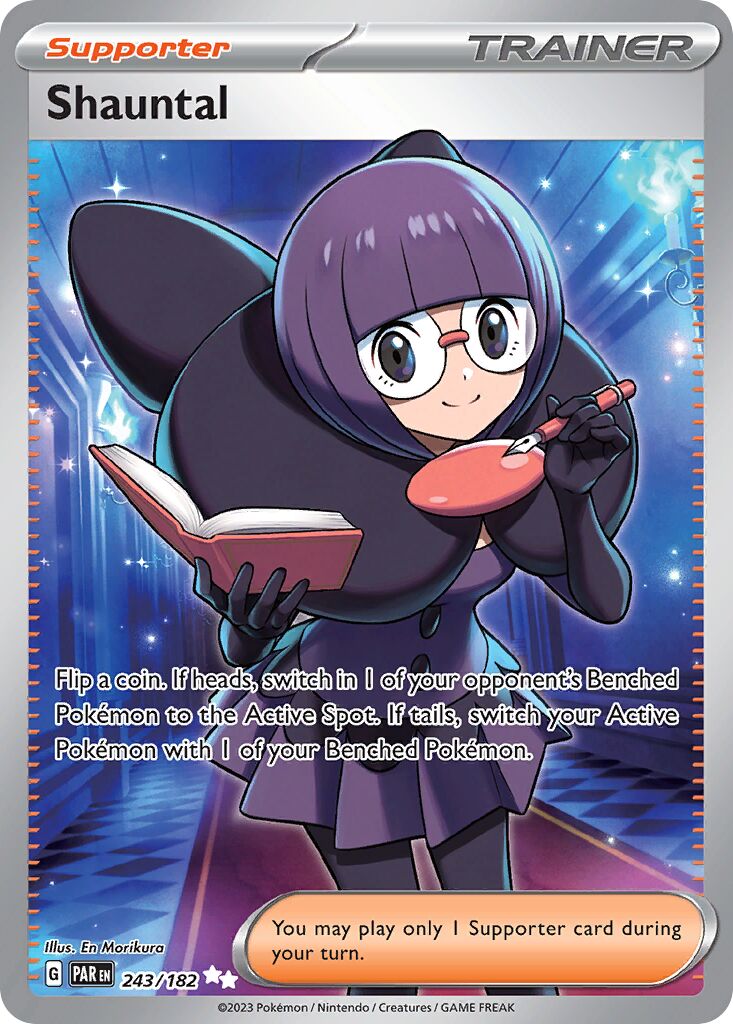 Shauntal 243/182 — Paradox Rift (English Pokémon TCG card)