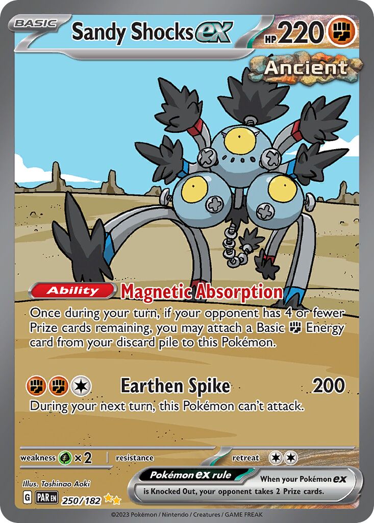 Sandy Shocks ex 250/182 — Paradox Rift (English Pokémon TCG card)