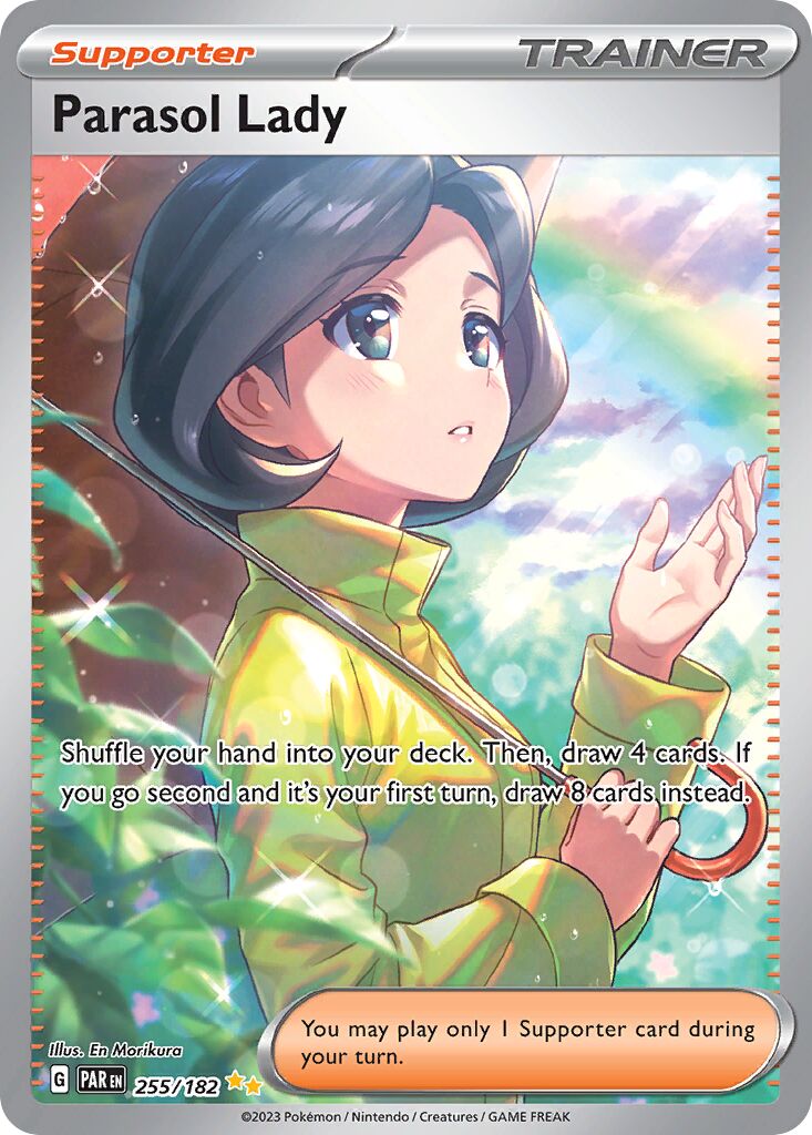 Parasol Lady 255/182 — Paradox Rift (English Pokémon TCG card)