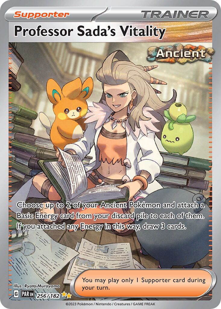 Professor Sada's Vitality 256/182 — Paradox Rift (English Pokémon TCG card)
