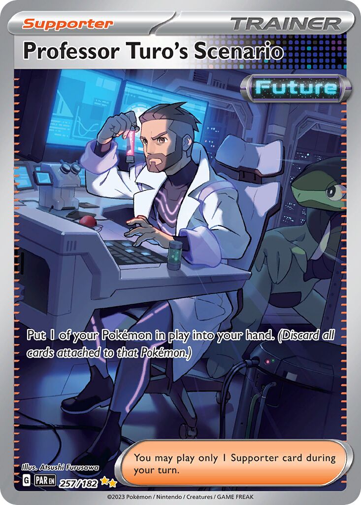 Professor Turo's Scenario 257/182 — Paradox Rift (English Pokémon TCG card)