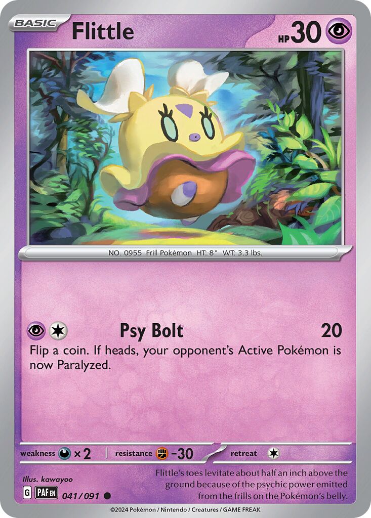 Flittle 041/91 — Paldean Fates (English Pokémon TCG card)