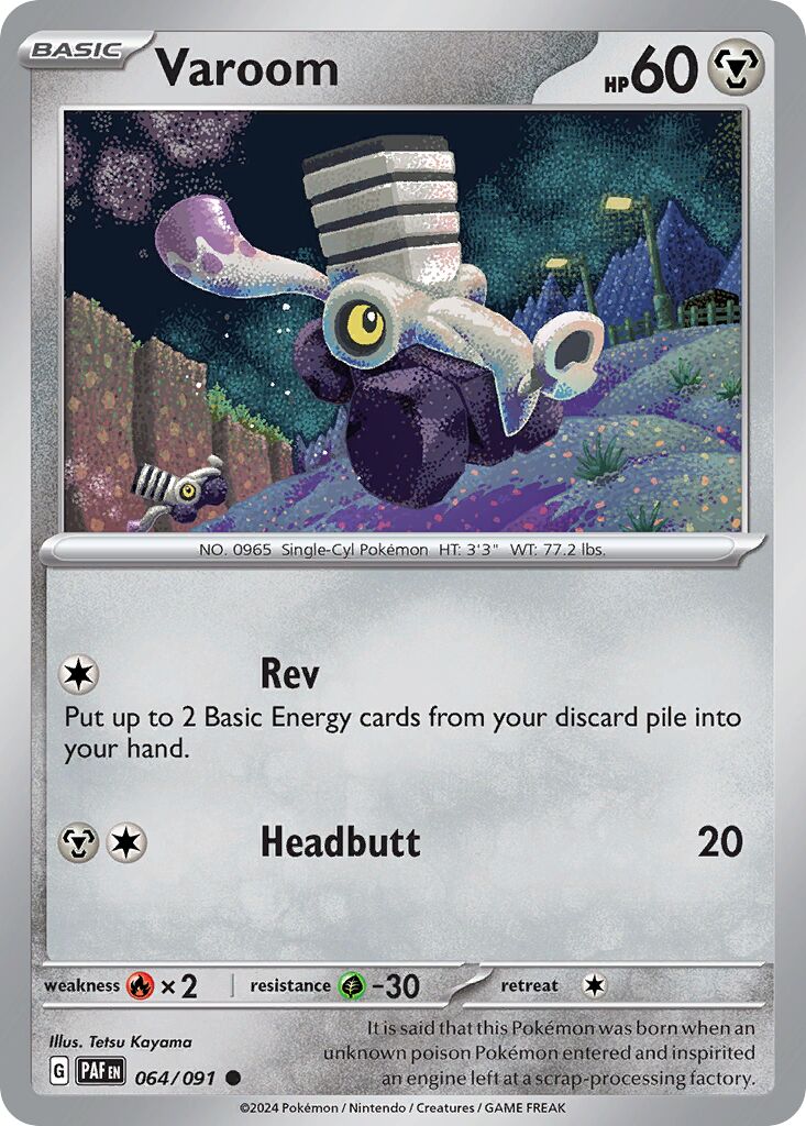 Varoom 064/91 — Paldean Fates (English Pokémon TCG card)