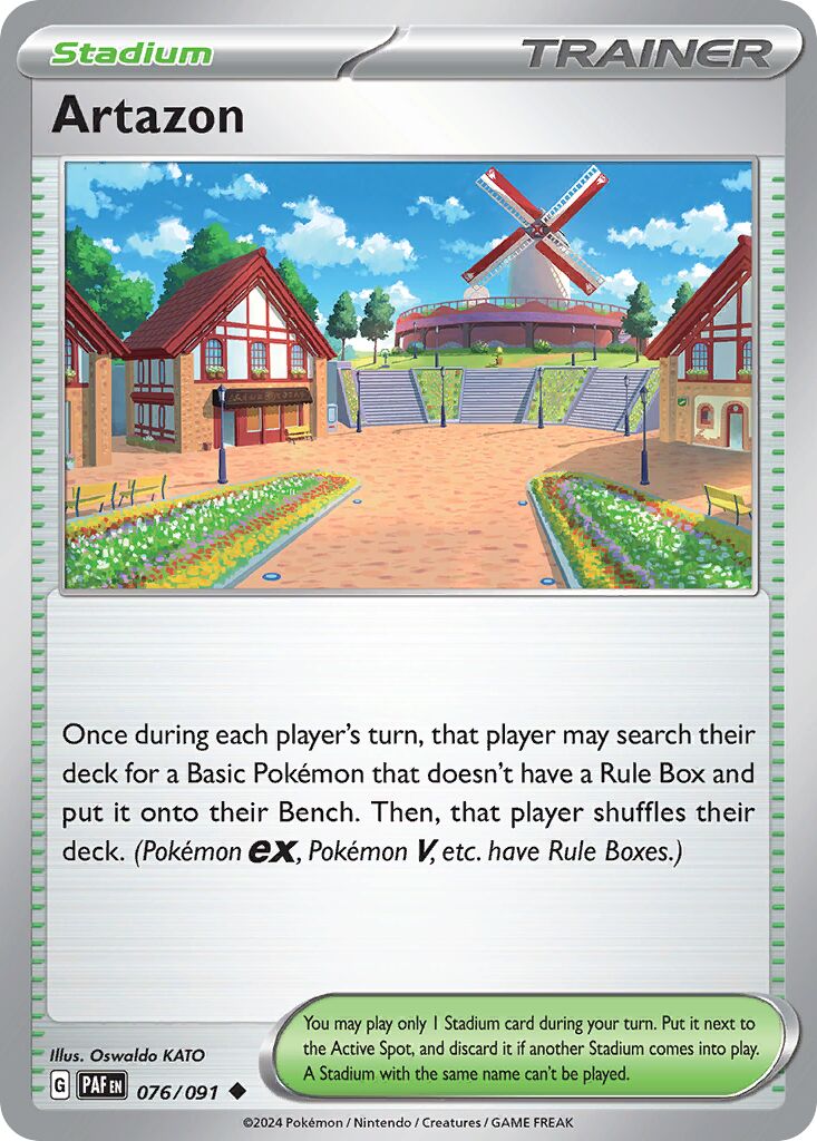 Artazon 076/91 — Paldean Fates (English Pokémon TCG card)