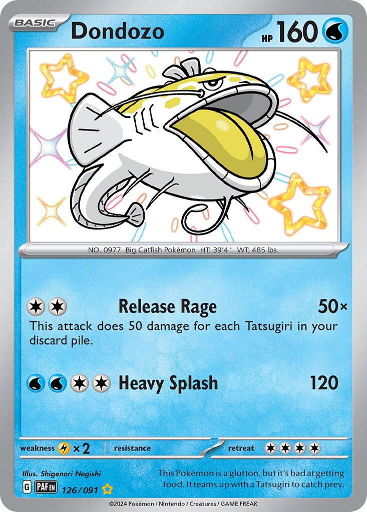 Dondozo 126/91 — Paldean Fates (English Pokémon TCG card)