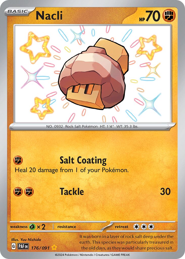 Nacli 176/91 — Paldean Fates (English Pokémon TCG card)