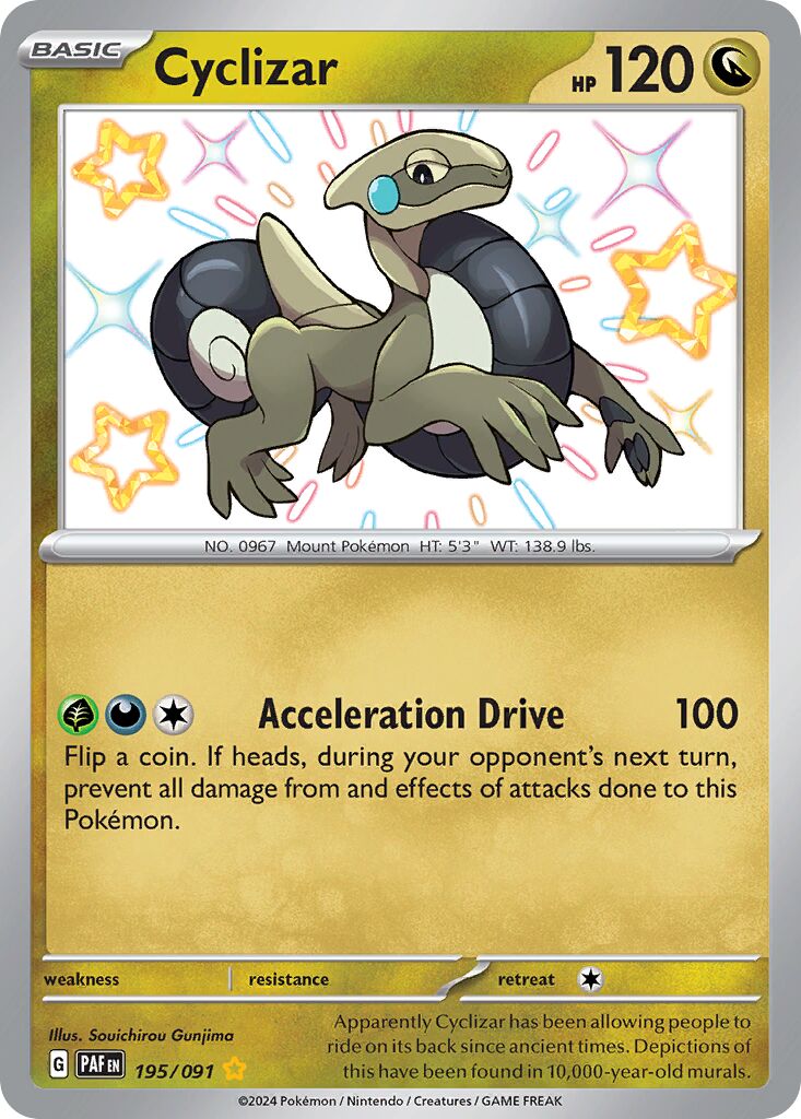 Cyclizar 195/91 — Paldean Fates (English Pokémon TCG card)
