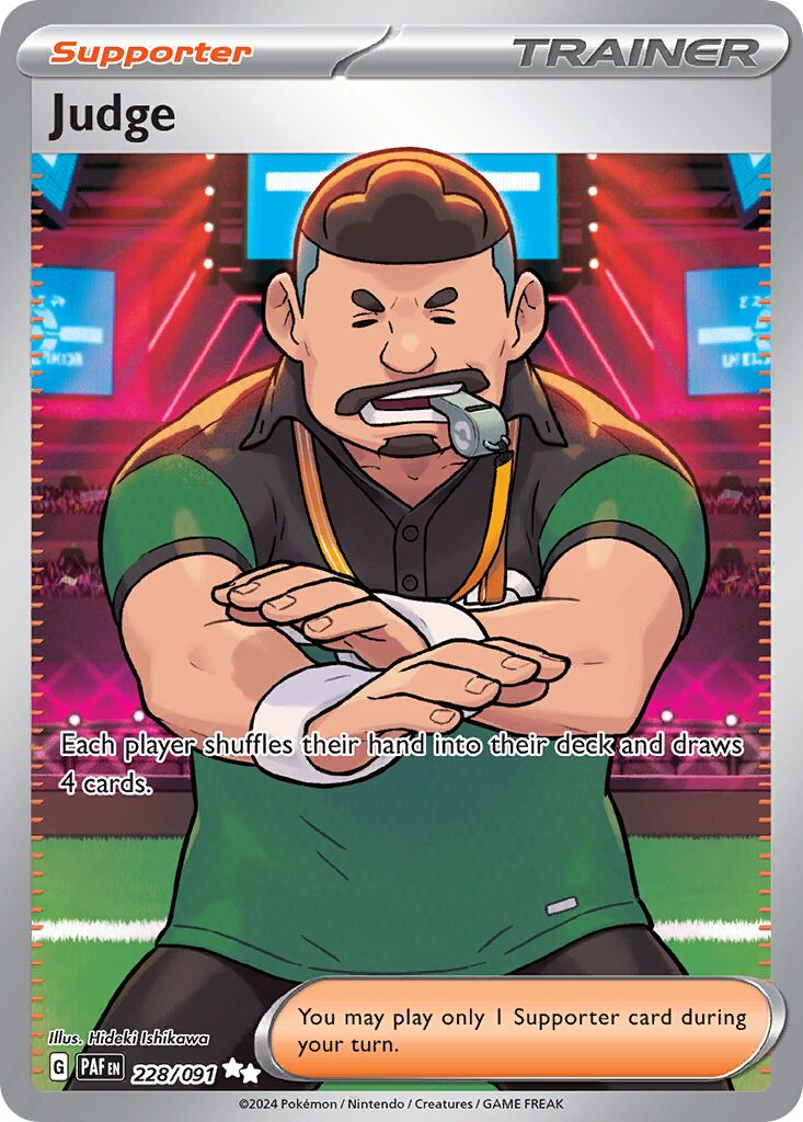 Judge 228/91 — Paldean Fates (English Pokémon TCG card)
