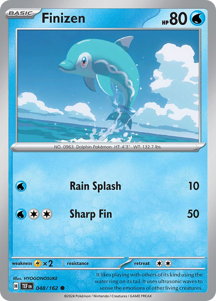Finizen 048/162 — Temporal Forces (English Pokémon TCG card)