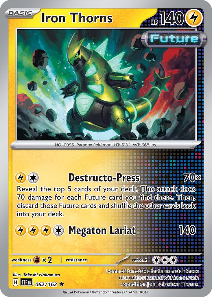Iron Thorns 062/162 — Temporal Forces (English Pokémon TCG card)