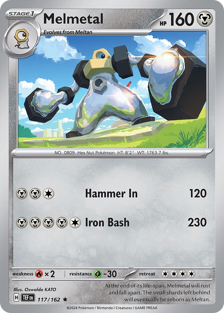 Melmetal 117/162 — Temporal Forces (English Pokémon TCG card)