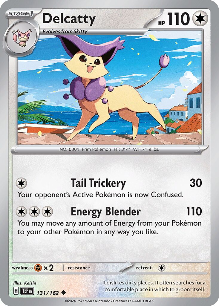 Delcatty 131/162 — Temporal Forces (English Pokémon TCG card)