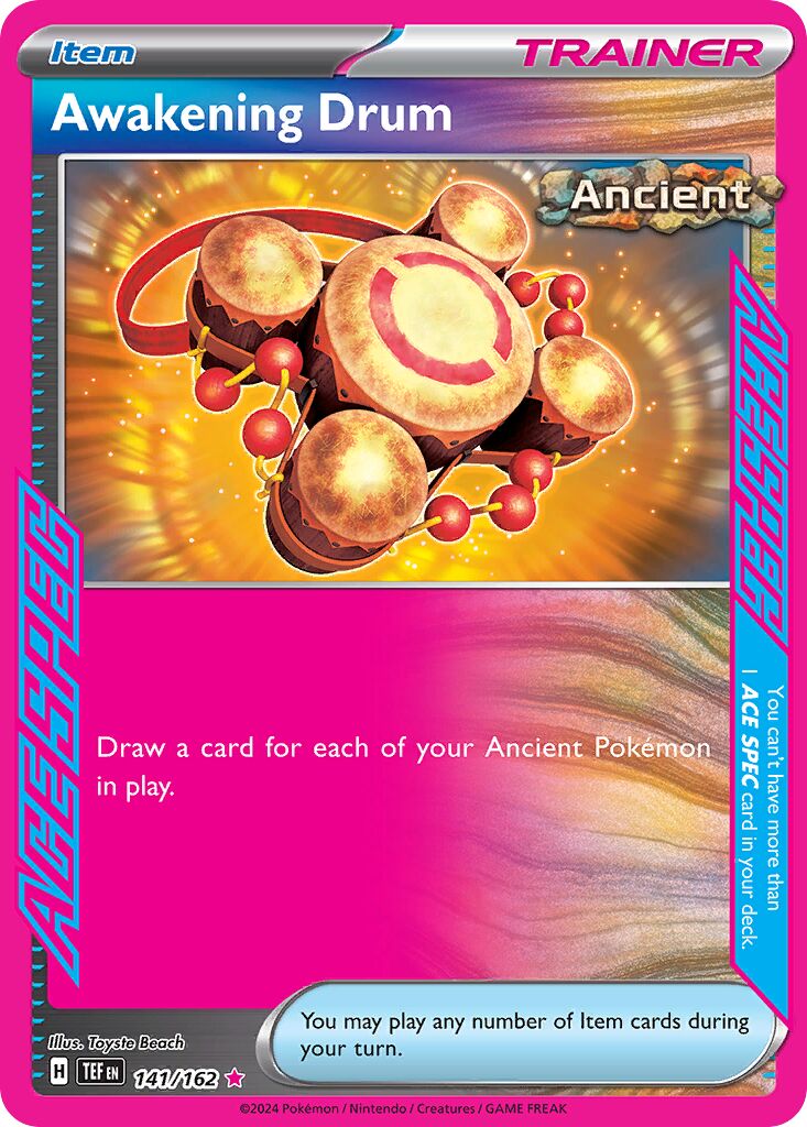 Awakening Drum 141/162 — Temporal Forces (English Pokémon TCG card)