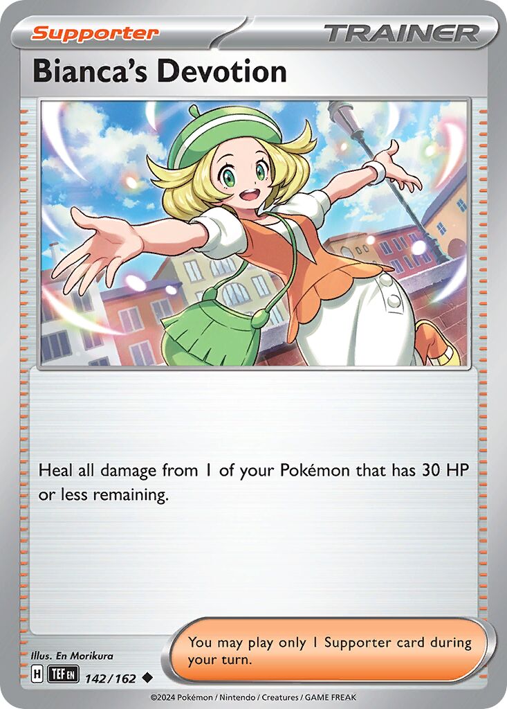 Bianca's Devotion 142/162 — Temporal Forces (English Pokémon TCG card)