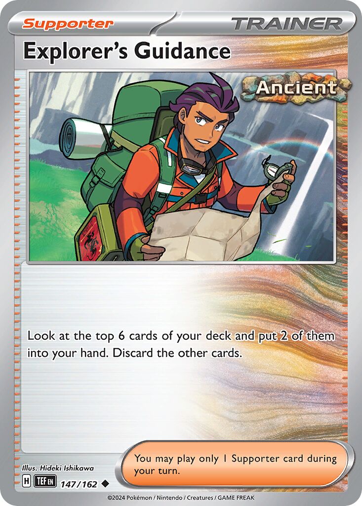 Explorer's Guidance 147/162 — Temporal Forces (English Pokémon TCG card)