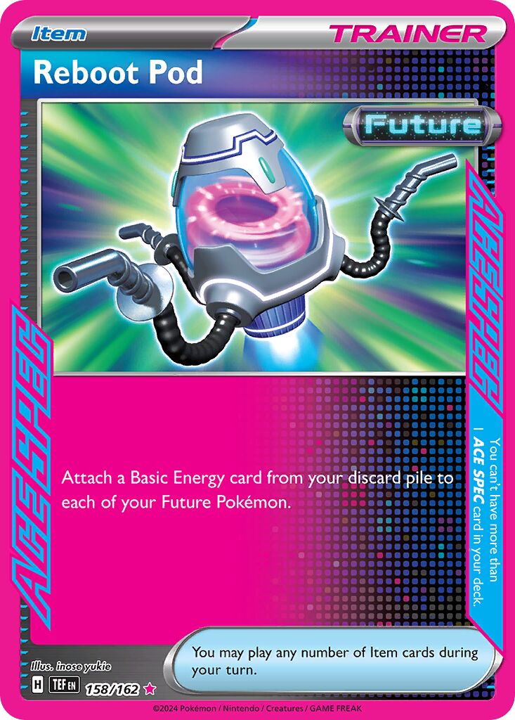 Reboot Pod 158/162 — Temporal Forces (English Pokémon TCG card)