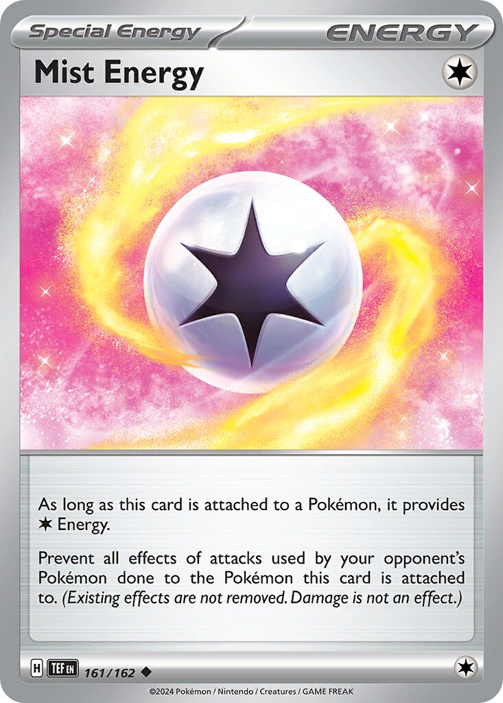 Mist Energy 161/162 — Temporal Forces (English Pokémon TCG card)