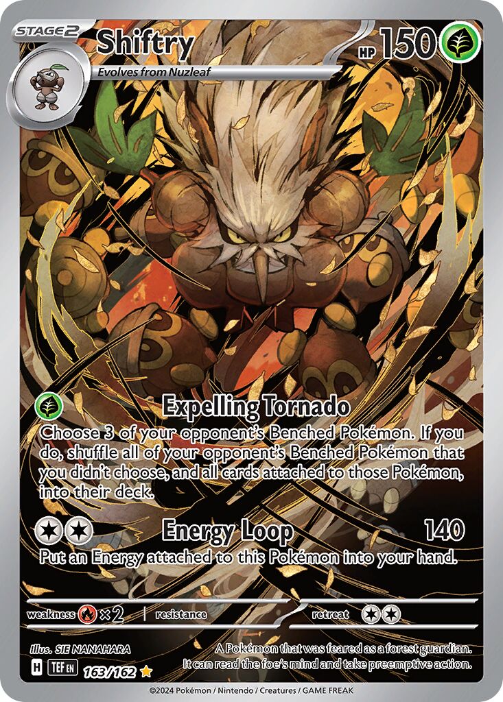 Shiftry 163/162 — Temporal Forces (English Pokémon TCG card)