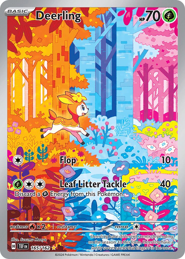 Deerling 165/162 — Temporal Forces (English Pokémon TCG card)