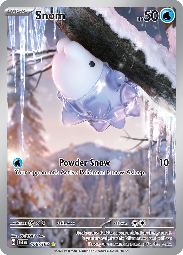 Snom 168/162 — Temporal Forces (English Pokémon TCG card)
