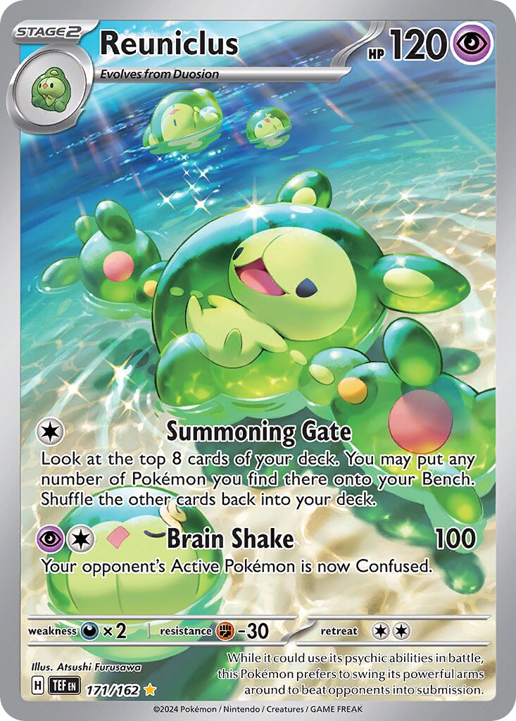 Reuniclus 171/162 — Temporal Forces (English Pokémon TCG card)