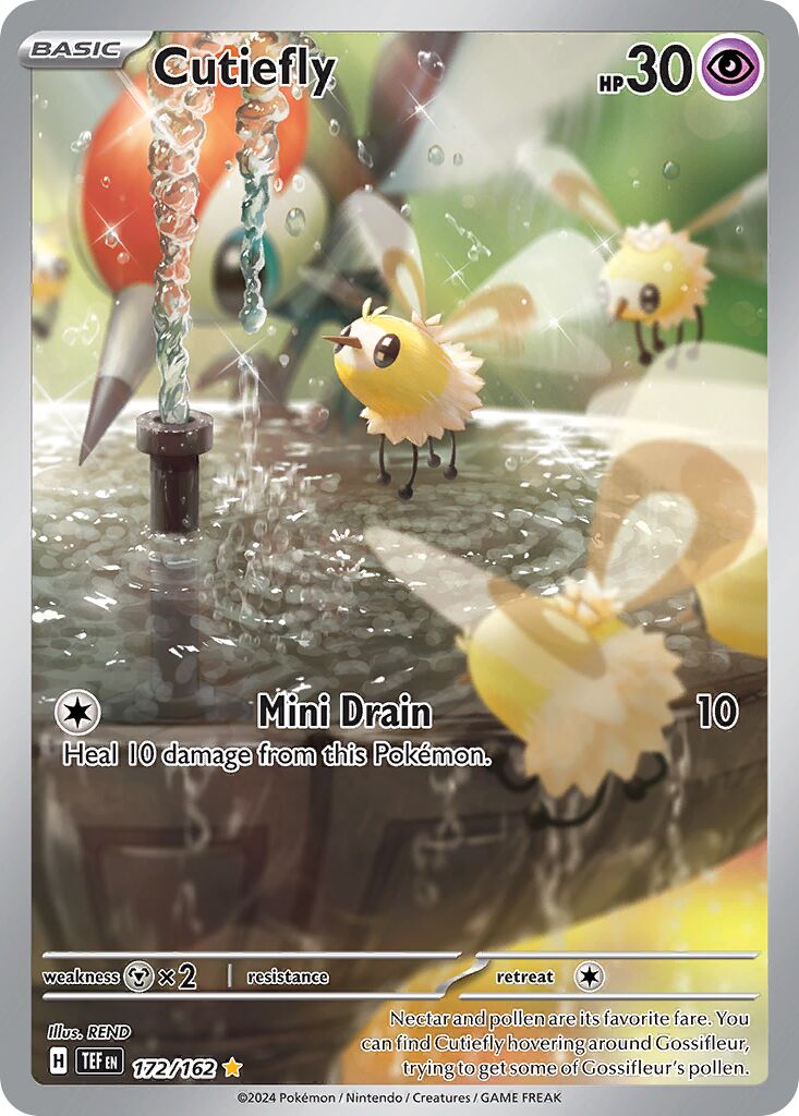 Cutiefly 172/162 — Temporal Forces (English Pokémon TCG card)